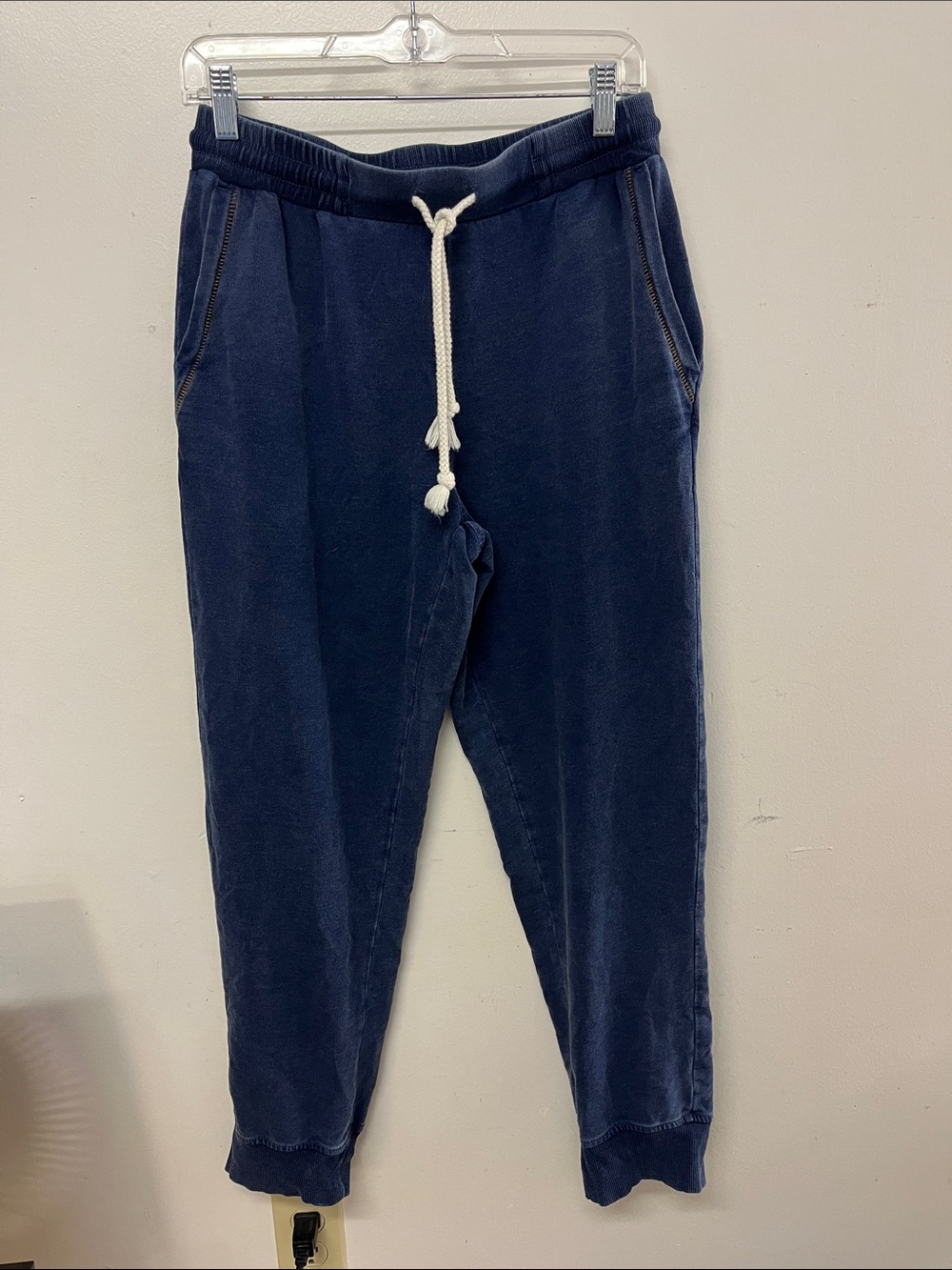 Jane and Delancey Navy Blue Drawstring Joggers